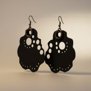 Boucles d'Oreilles "Nuage" – Design Ajouré & Ultra-Léger