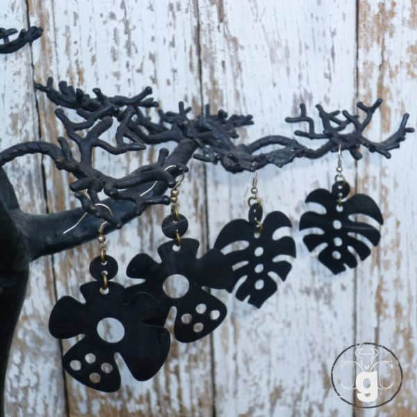 Boucles d'oreilles TRÈFLE / FOUGÈRE